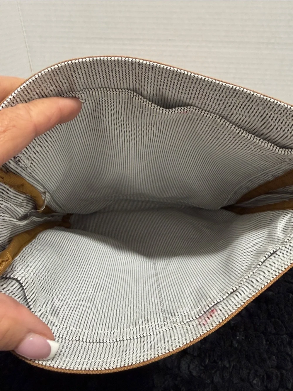 Carhartt Tan and Black Compact Messenger Crossbody